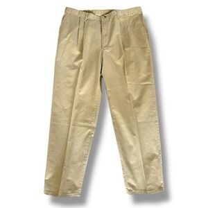 Men's 42x32 Vintage Cotton Blend Tan Legendary Gold Khakis Wrangler Pants EUC